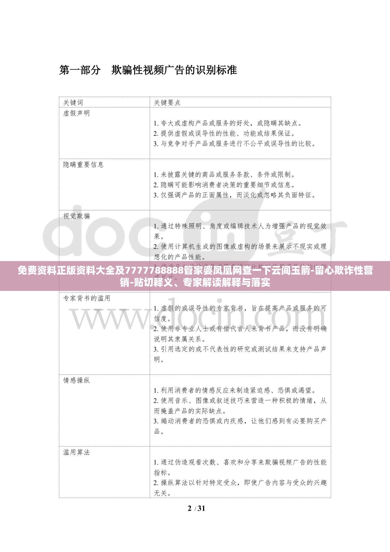 免费资料正版资料大全及7777788888管家婆凤凰网查一下云间玉箭-留心欺诈性营销-贴切释义、专家解读解释与落实